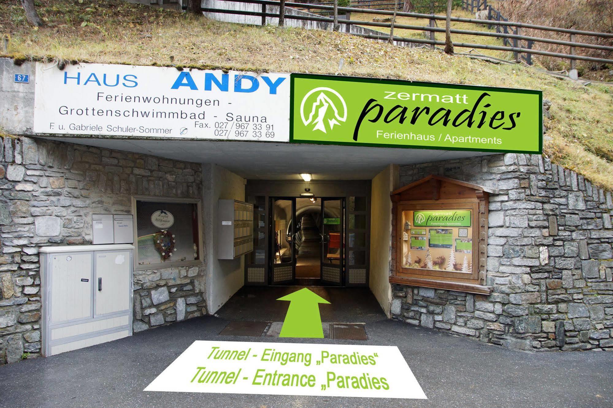 Appartements Zermatt Paradies Exteriör bild